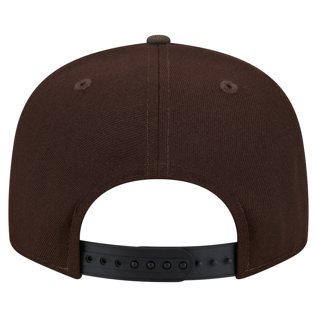 Baltimore Ravens Adult Burnt Wood Camo 9FIFTY Snapback Hat - Dark Brown Hats