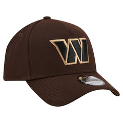 Washington Commanders New Era Burnt Wood A-Frame 9FORTY Adjustable Hat - Dark Brown Hats