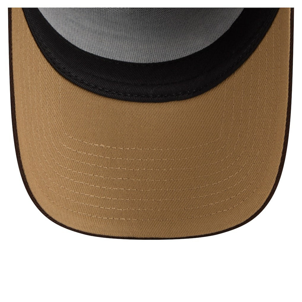 Buffalo Bills New Era Burnt Wood A-Frame 9FORTY Adjustable Hat - Dark Brown Hats