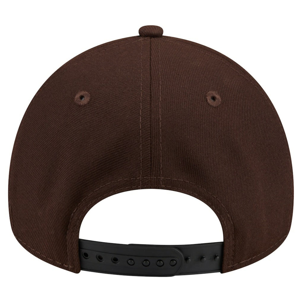 Cincinnati Bengals New Era Burnt Wood A-Frame 9FORTY Adjustable Hat - Dark Brown Hats