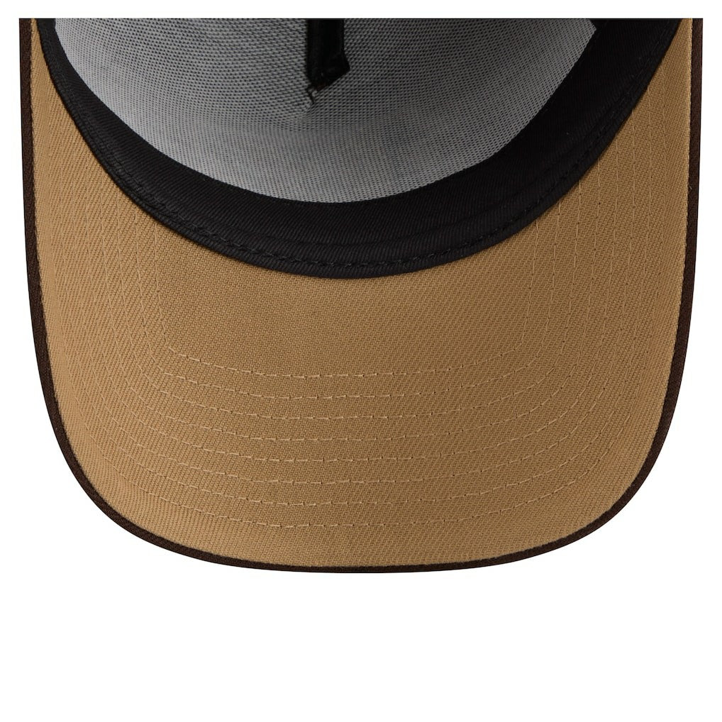 Cincinnati Bengals New Era Burnt Wood A-Frame 9FORTY Adjustable Hat - Dark Brown Hats