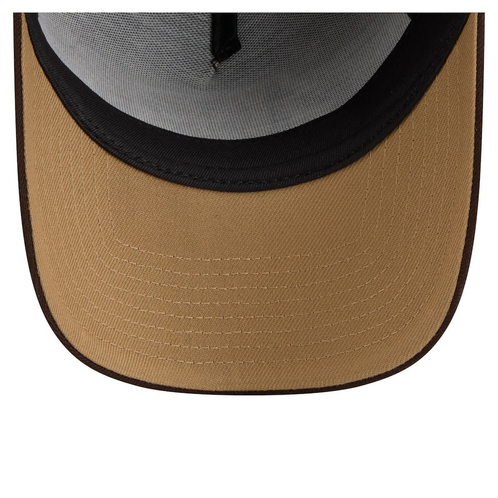 Cincinnati Bengals New Era Burnt Wood A-Frame 9FORTY Adjustable Hat - Dark Brown Hats