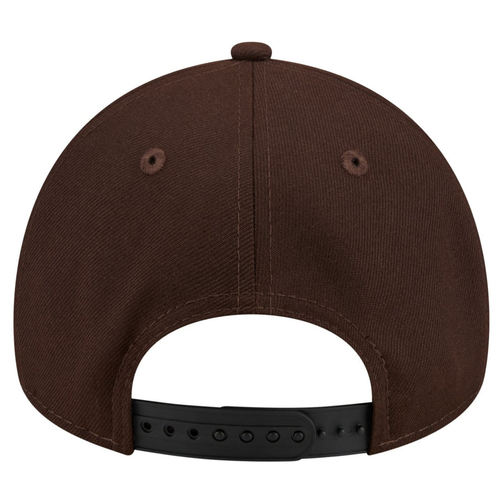 Green Bay Packers New Era Burnt Wood A-Frame 9FORTY Adjustable Hat - Dark Brown Hats