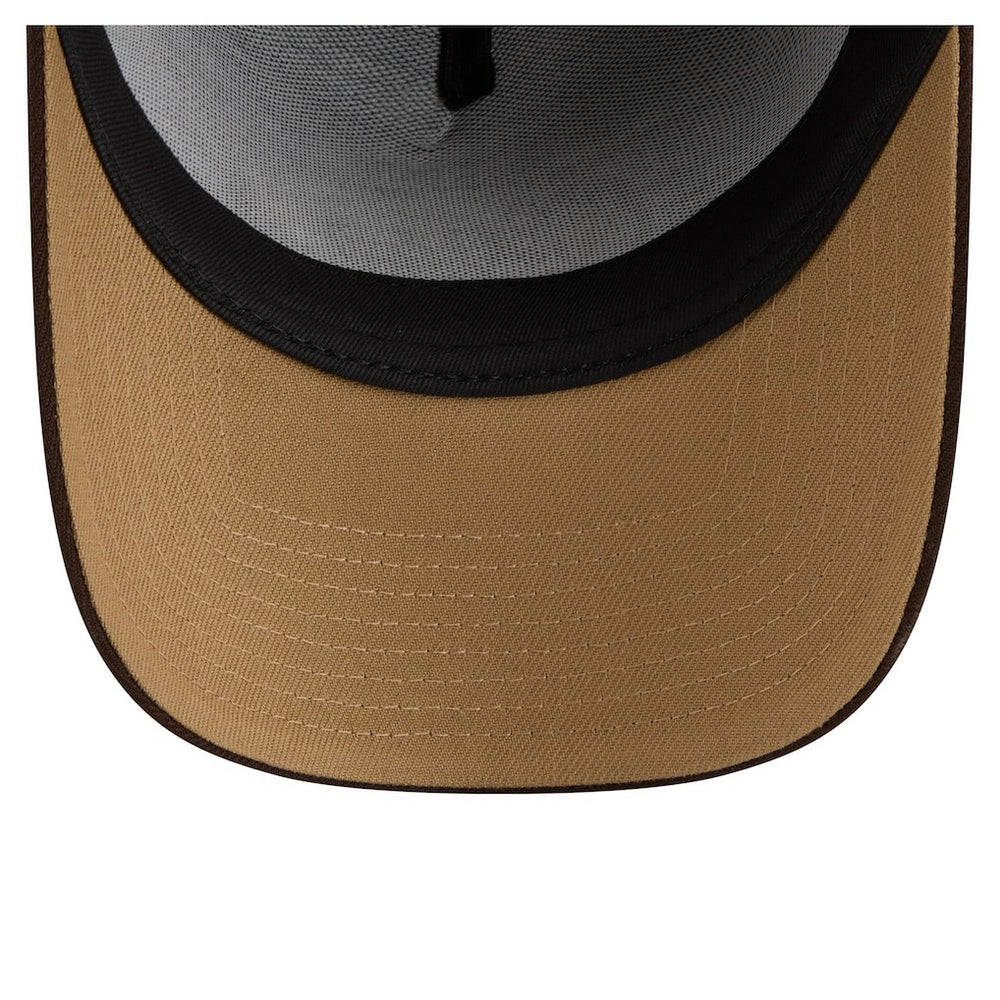 Kansas City Chiefs New Era Burnt Wood A-Frame 9FORTY Adjustable Hat - Dark Brown Hats