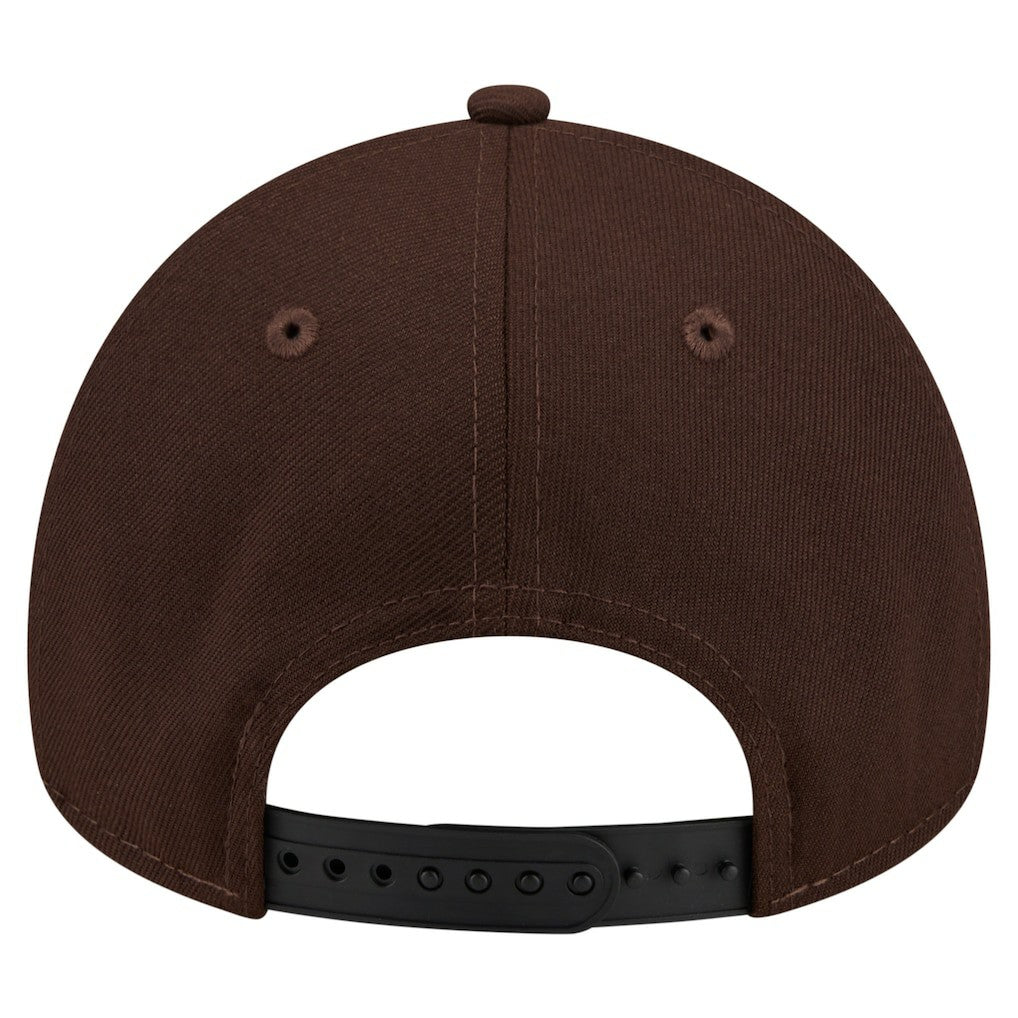 Miami Dolphins New Era Burnt Wood A-Frame 9FORTY Adjustable Hat - Dark Brown Hats