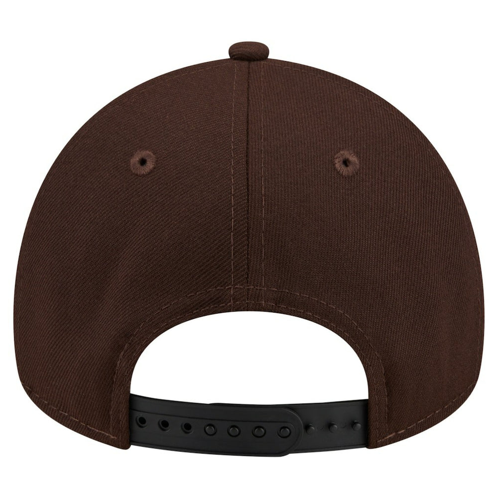 Minnesota Vikings New Era Burnt Wood A-Frame 9FORTY Adjustable Hat - Dark Brown Hats