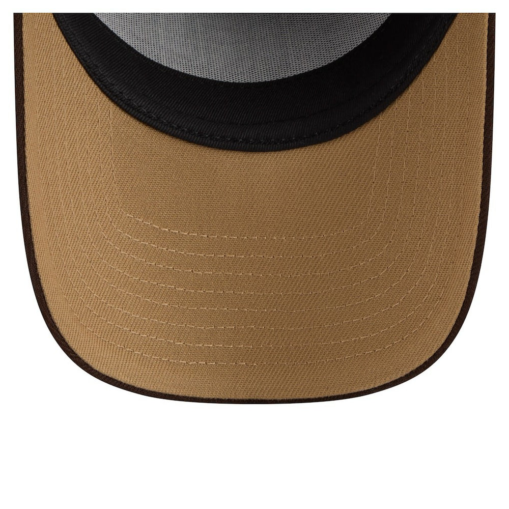 New York Giants New Era Burnt Wood A-Frame 9FORTY Adjustable Hat - Dark Brown Hats