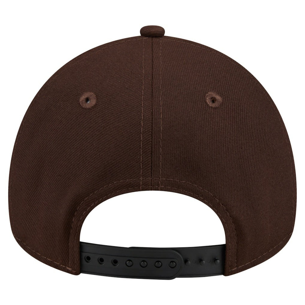 Philadelphia Eagles New Era Burnt Wood A-Frame 9FORTY Adjustable Hat - Dark Brown Hats