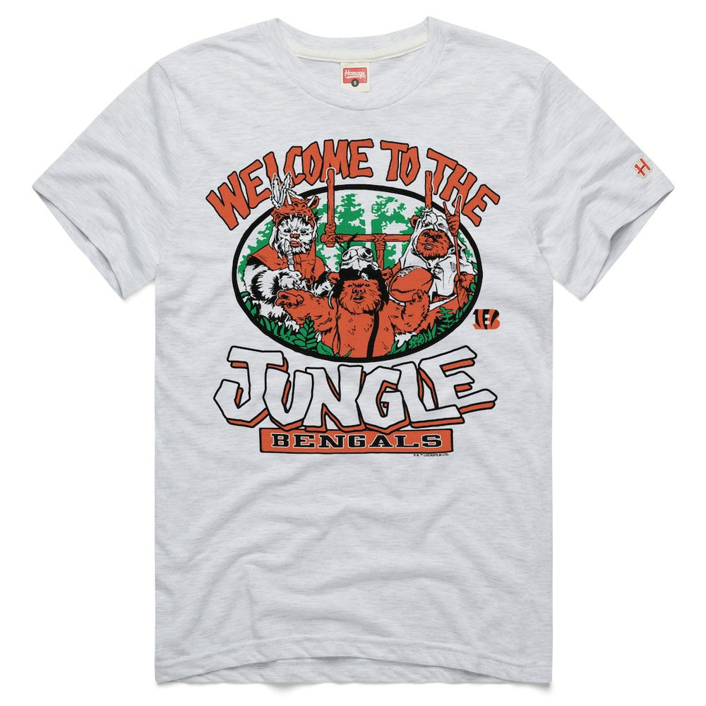 Cincinnati Bengals Homage Unisex Star Wars x NFL Tri-Blend T-Shirt - Ash T-shirts