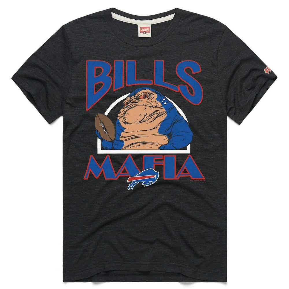 Buffalo Bills Homage Unisex Star Wars x NFL Tri-Blend T-Shirt - Charcoal T-shirts