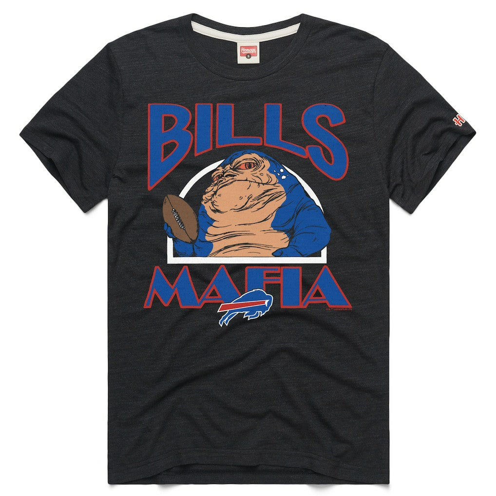 Buffalo Bills Homage Unisex Star Wars x NFL Tri-Blend T-Shirt - Charcoal T-shirts