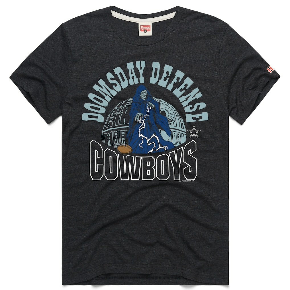 Dallas Cowboys Homage Unisex Star Wars x NFL Tri-Blend T-Shirt - Charcoal T-shirts