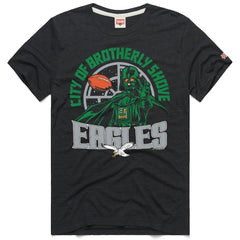 Philadelphia Eagles Homage Unisex Star Wars x NFL Tri-Blend T-Shirt - Charcoal T-shirts
