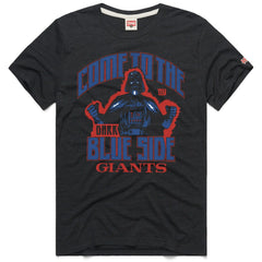 New York Giants Homage Unisex Star Wars x NFL Tri-Blend T-Shirt - Charcoal T-shirts