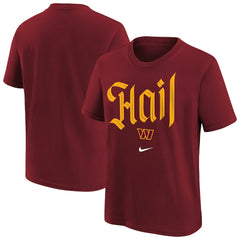 Washington Commanders Youth Hail T-Shirt - Burgundy T-shirts