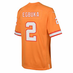 Emeka Egbuka Tampa Bay Buccaneers Youth Team Game Jersey - Orange Jerseys
