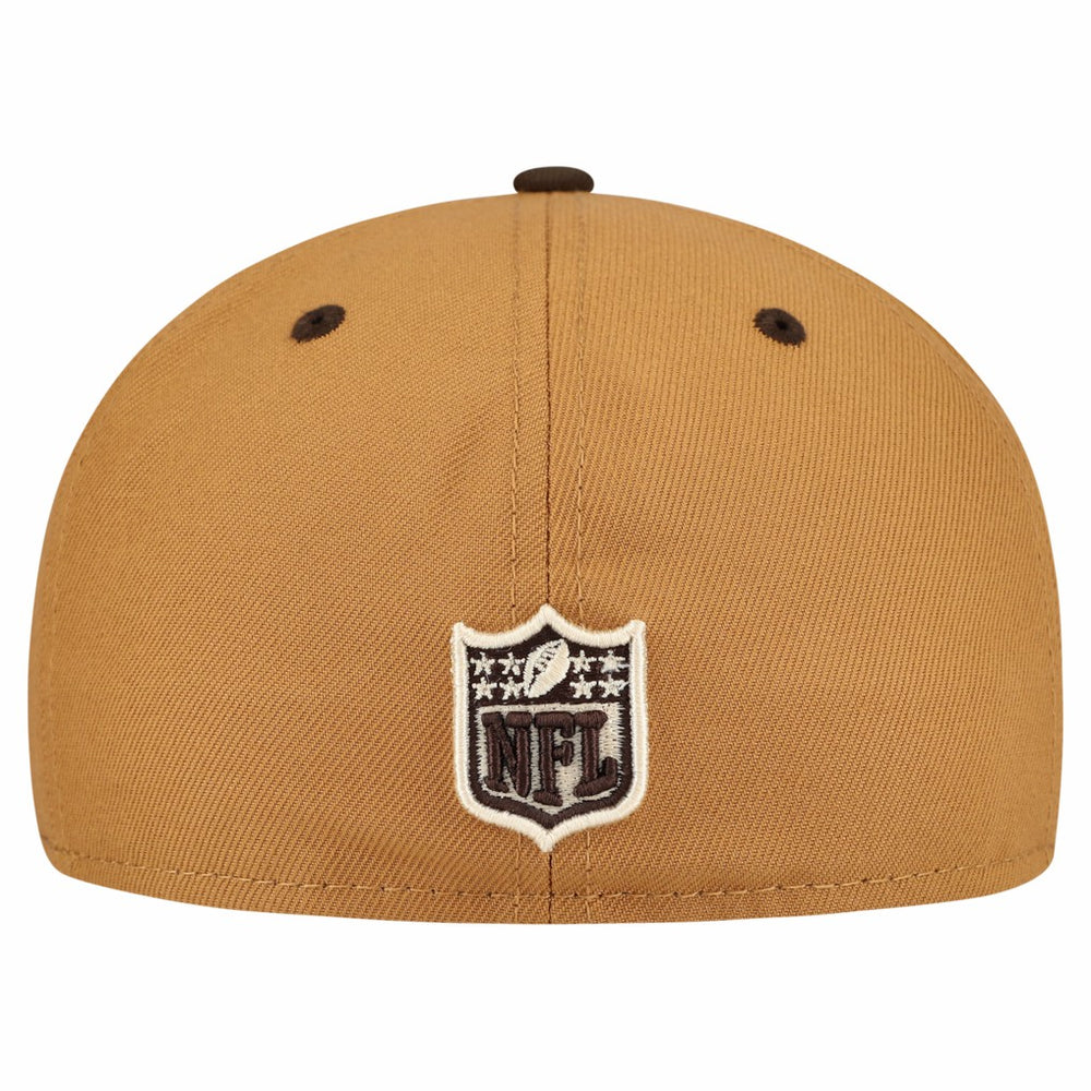 Dallas Cowboys New Era Two-Tone Walnut 59FIFTY Fitted Hat - Light Brown/Dark Brown Hats