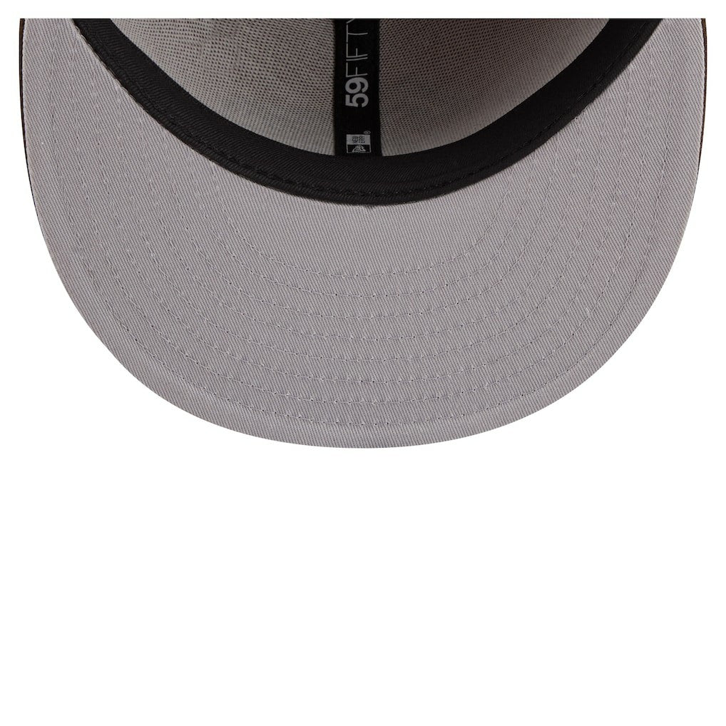 Atlanta Falcons New Era Two-Tone Walnut 59FIFTY Fitted Hat - Light Brown/Dark Brown Hats