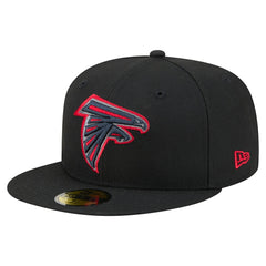Atlanta Falcons New Era Color Pop 59FIFTY Fitted Hat - Black Hats