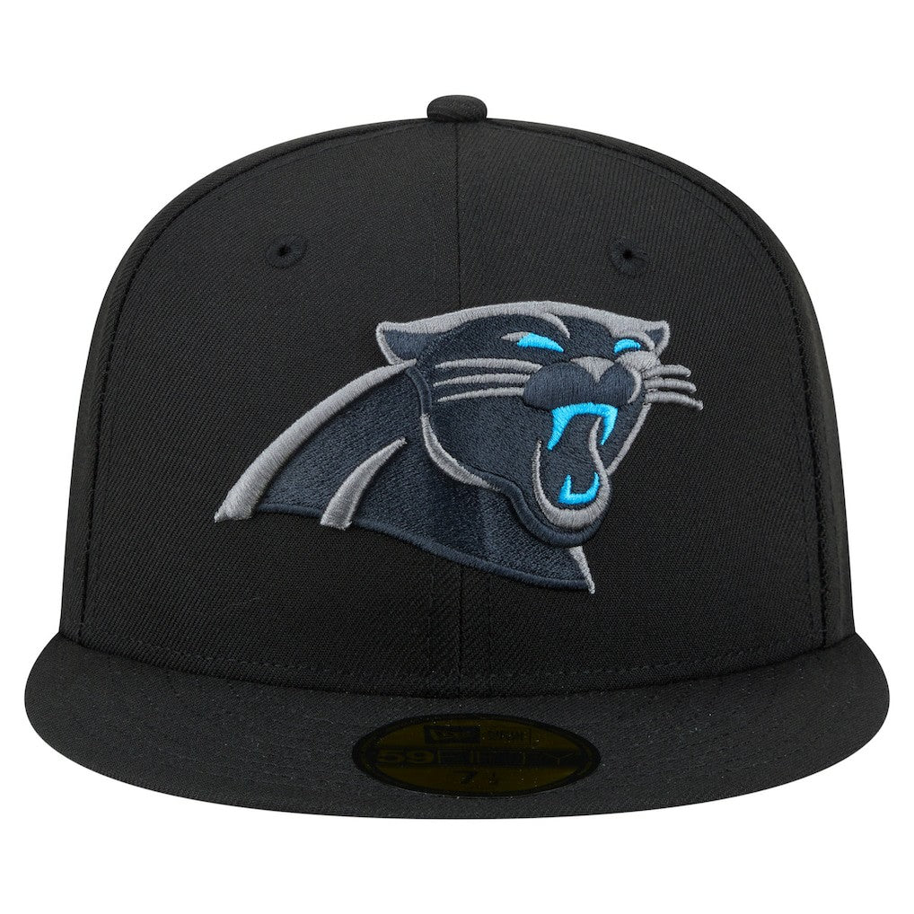 Carolina Panthers New Era Color Pop 59FIFTY Fitted Hat - Black Hats