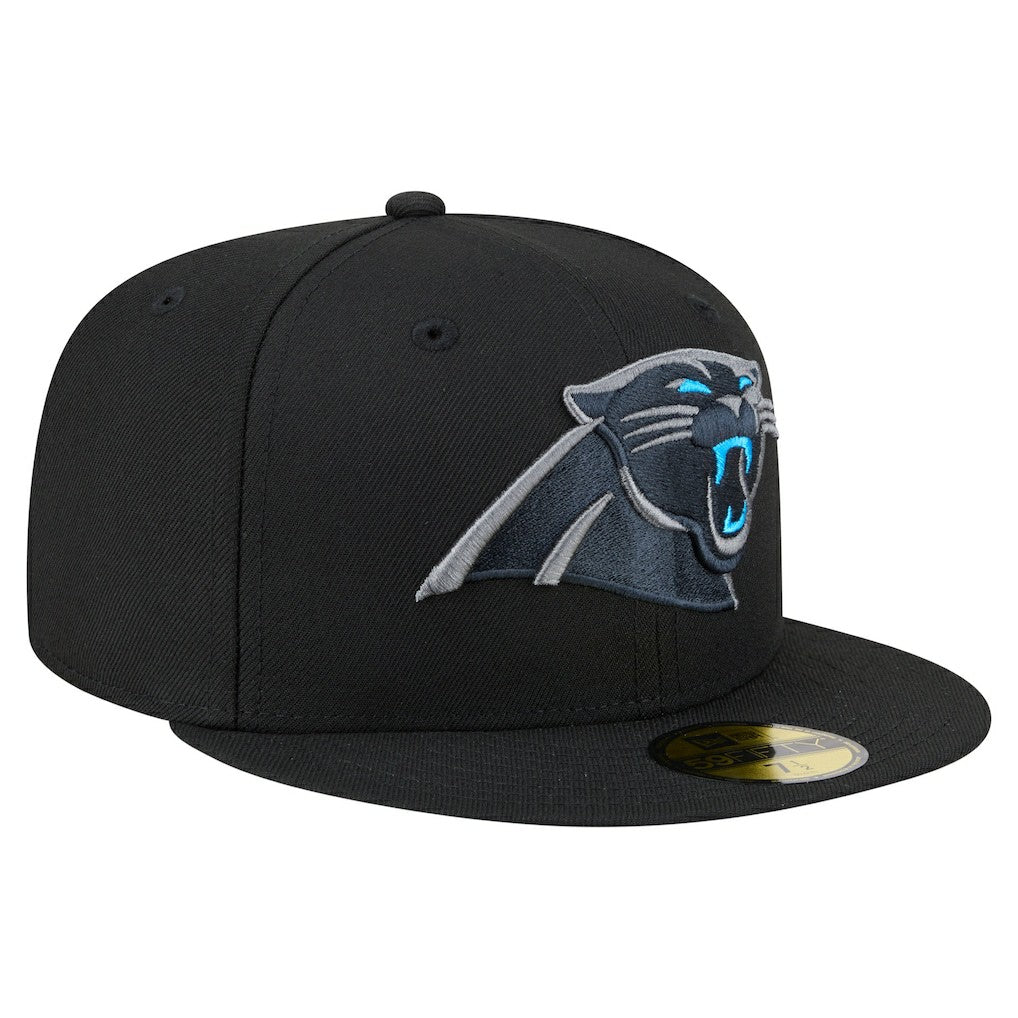 Carolina Panthers New Era Color Pop 59FIFTY Fitted Hat - Black Hats