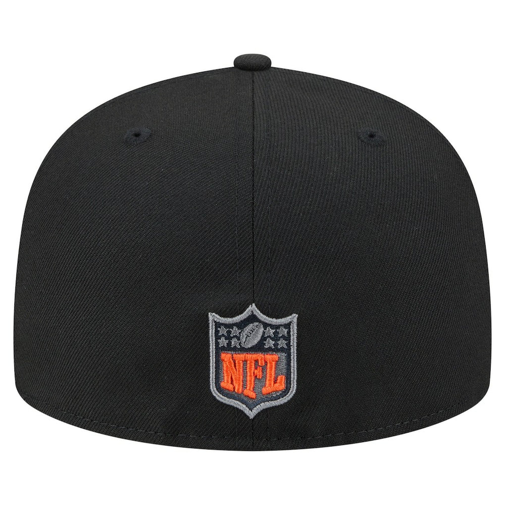 Chicago Bears New Era Color Pop 59FIFTY Fitted Hat - Black Hats