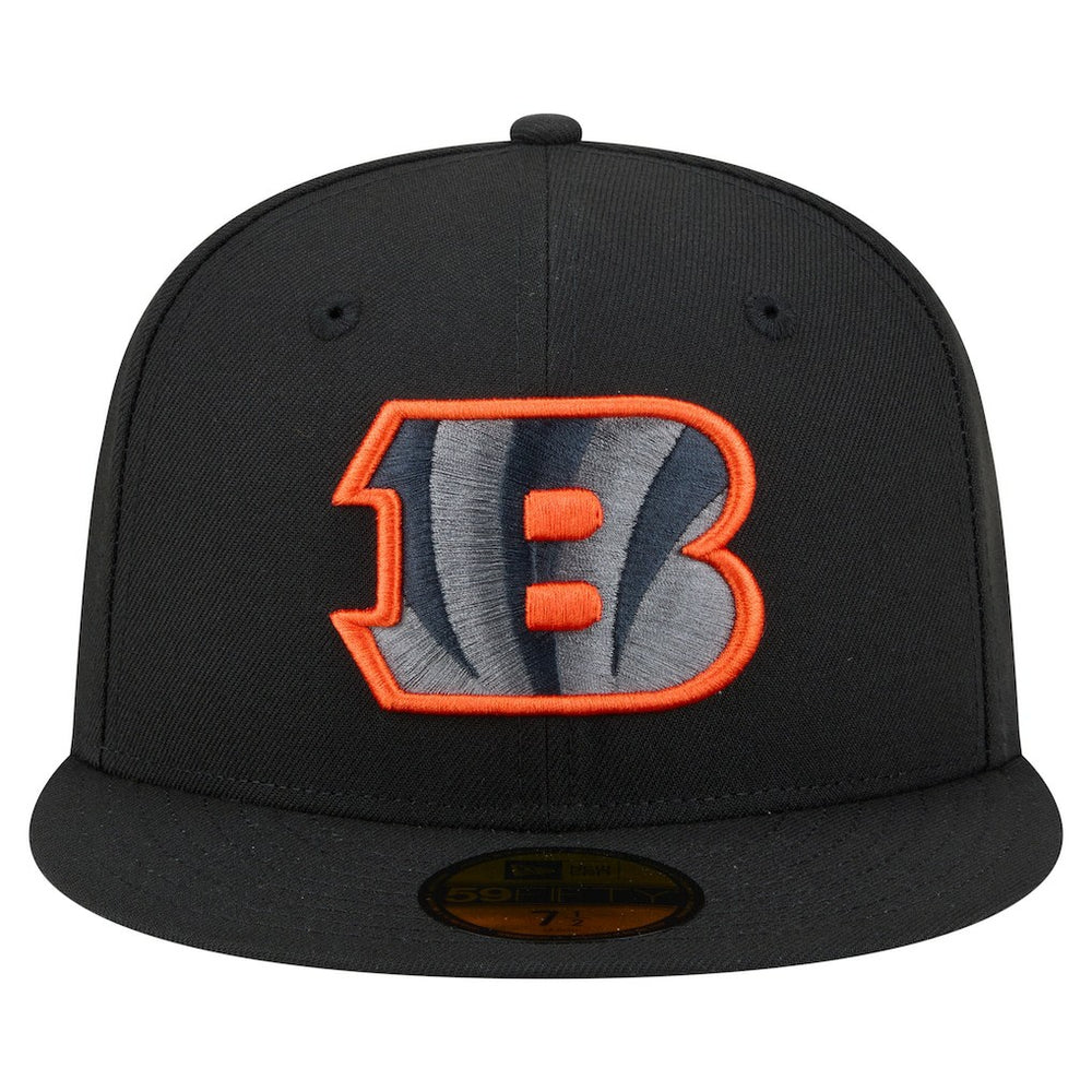 Cincinnati Bengals New Era Color Pop 59FIFTY Fitted Hat - Black Hats