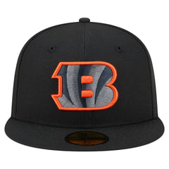 Cincinnati Bengals New Era Color Pop 59FIFTY Fitted Hat - Black Hats