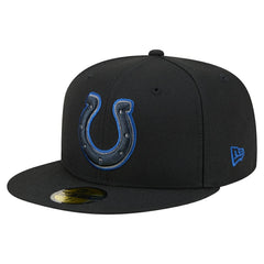 Indianapolis Colts New Era Color Pop 59FIFTY Fitted Hat - Black Hats
