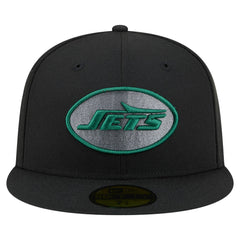 New York Jets New Era Color Pop 59FIFTY Fitted Hat - Black Hats