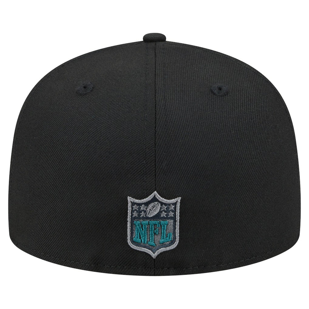 Philadelphia Eagles New Era Color Pop 59FIFTY Fitted Hat - Black Hats