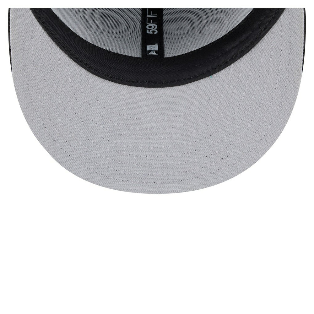 Philadelphia Eagles New Era Color Pop 59FIFTY Fitted Hat - Black Hats