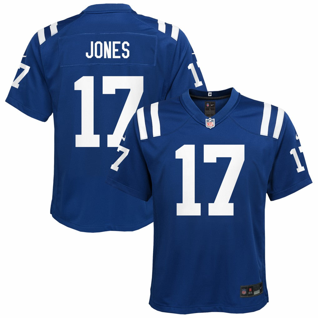 Daniel Jones Indianapolis Colts Youth Alternate 2 Game Jersey - Royal Jerseys