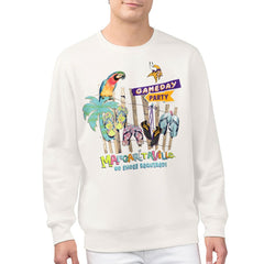Minnesota Vikings Margaritaville Gameday Party Fleece Sweatshirt - Cream Sweatshirts