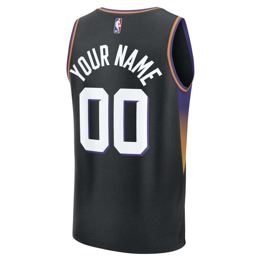 Phoenix Suns Youth Fastbreak Custom Jersey Statement Edition Black - Fanatics outlet