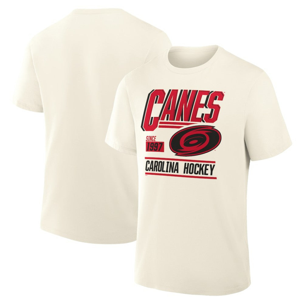 Carolina Hurricanes Fanatics Male Legacy T-Shirt - Cream | US 203497451