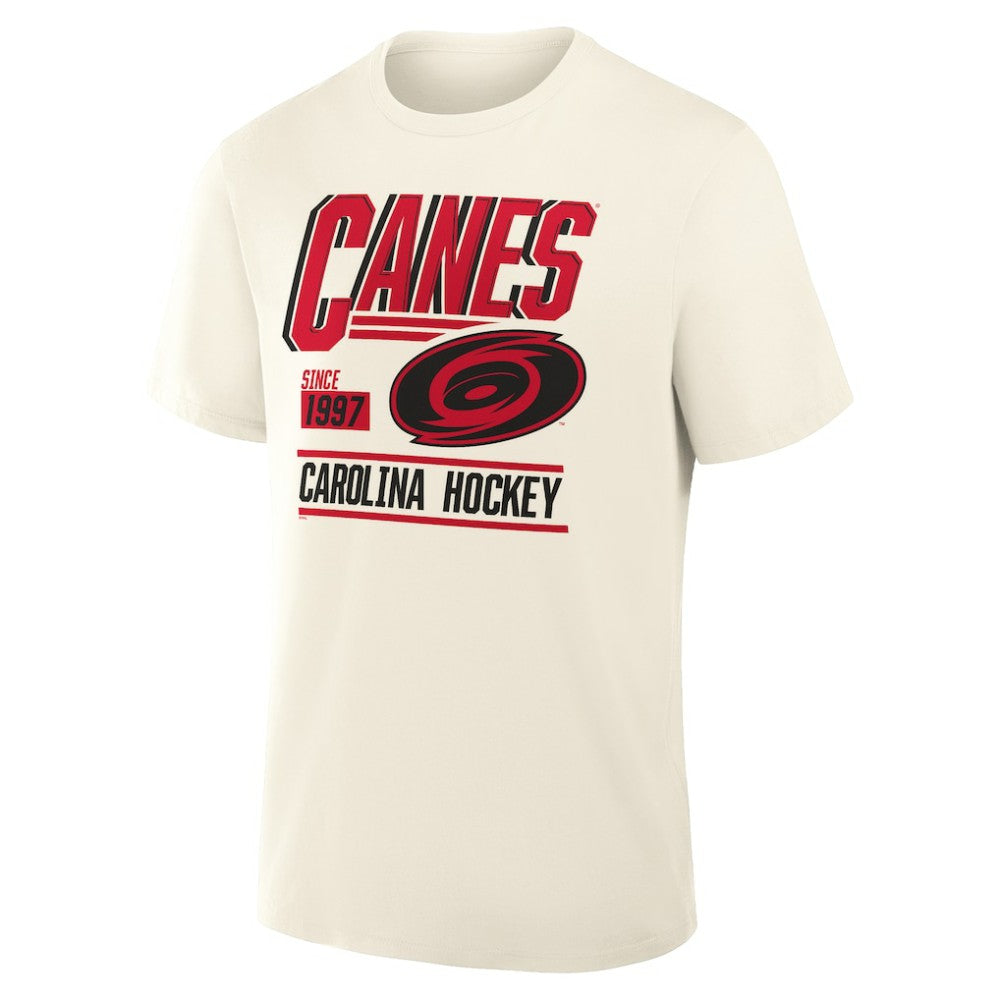 Carolina Hurricanes Fanatics Male Legacy T-Shirt - Cream | US 203497451