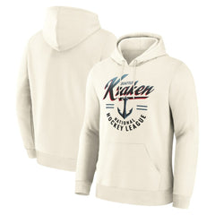 Seattle Kraken Fanatics Legacy Hoodie - Cream | US 203497452
