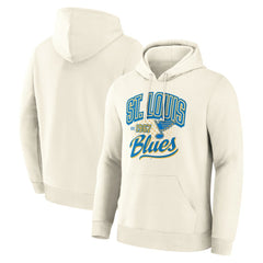 St. Louis Blues Fanatics Legacy Hoodie - Cream | US 203497454