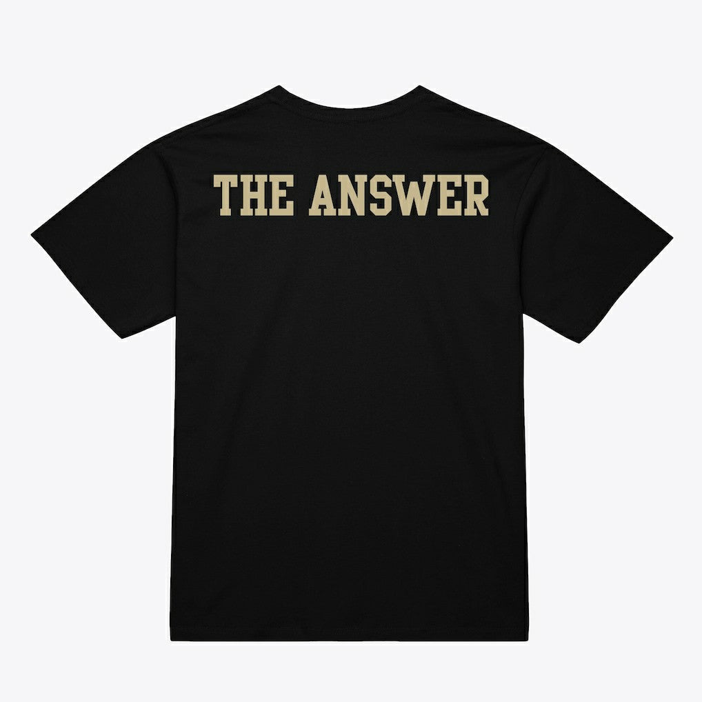 Allen Iverson Philadelphia 76ers Unisex Blockbuster Player Graphic T-Shirt Black - Mitchell & Ness