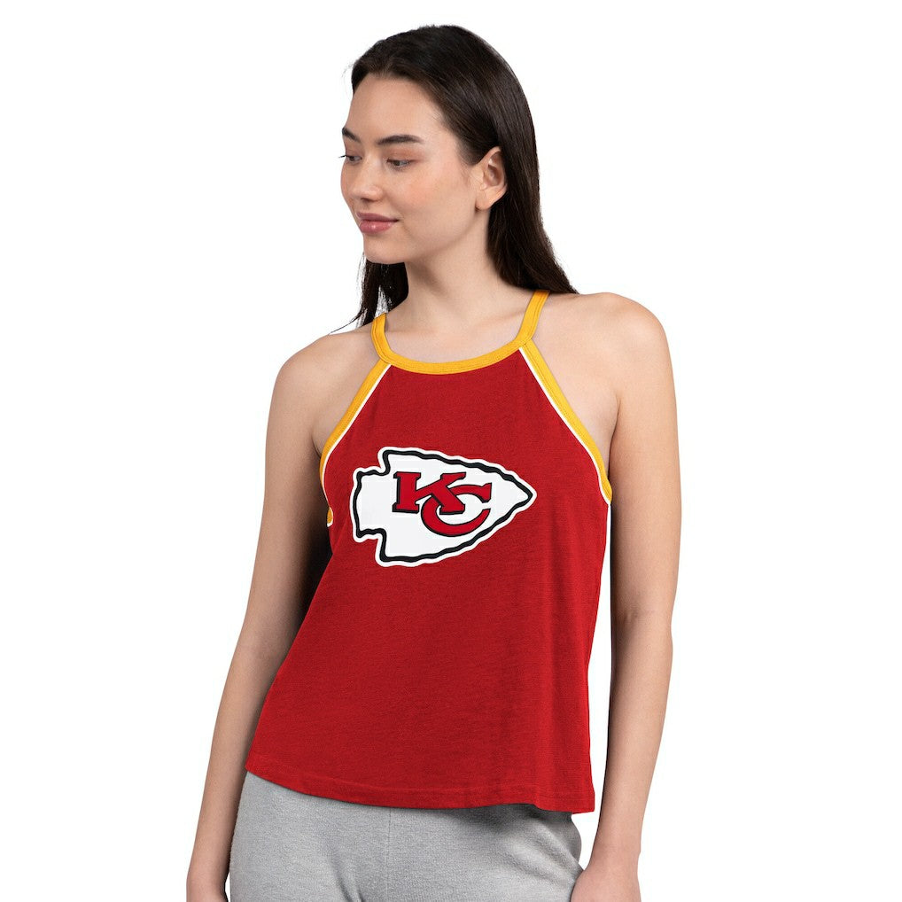 Kansas City Chiefs G-III 4Her by Carl Banks Women's Redemption Win Slub Tank Top - Red Tops
