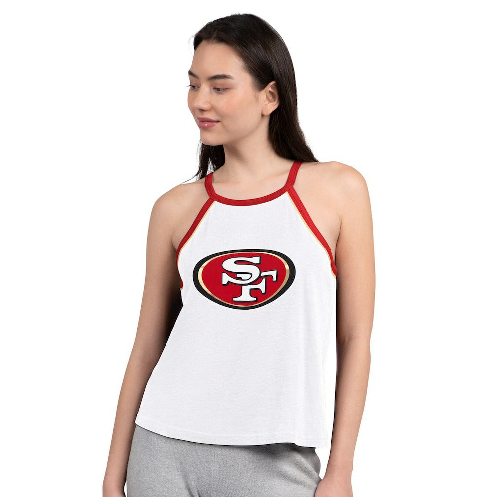 San Francisco 49ers G-III 4Her by Carl Banks Women's Redemption Win Slub Tank Top - White Tops