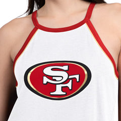 San Francisco 49ers G-III 4Her by Carl Banks Women's Redemption Win Slub Tank Top - White Tops