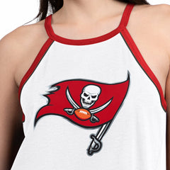 Tampa Bay Buccaneers G-III 4Her by Carl Banks Women's Redemption Win Slub Tank Top - White Tops
