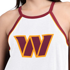 Washington Commanders G-III 4Her by Carl Banks Women's Redemption Win Slub Tank Top - White Tops