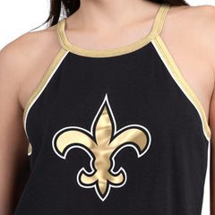 New Orleans Saints G-III 4Her by Carl Banks Women's Redemption Win Slub Tank Top - Black Tops