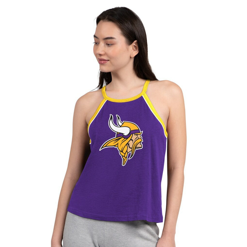 Minnesota Vikings G-III 4Her by Carl Banks Women's Redemption Win Slub Tank Top - Purple Tops