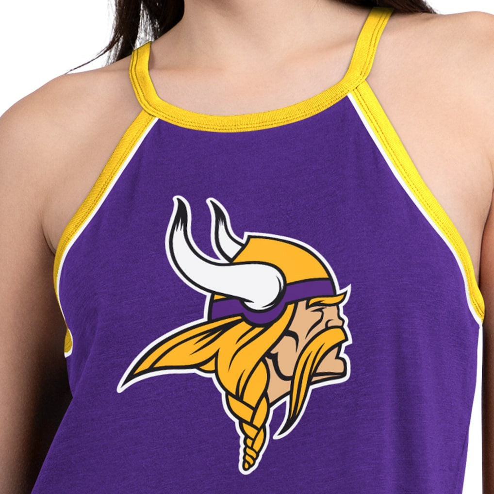 Minnesota Vikings G-III 4Her by Carl Banks Women's Redemption Win Slub Tank Top - Purple Tops