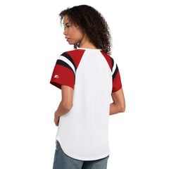 Atlanta Falcons Starter Women's Game On Notch Neck T-Shirt - White T-shirts