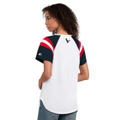 Houston Texans Starter Women's Game On Notch Neck T-Shirt - White T-shirts
